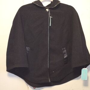 Girls copper key poncho cape new with tags size 14/16